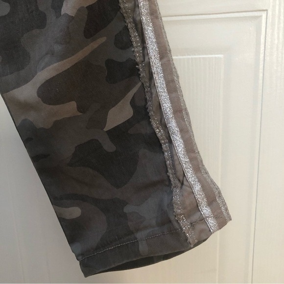The Clothing Cove Camo Pants Cuffed Hem Stretch  Drawstring Italy - Picture 5 of 8